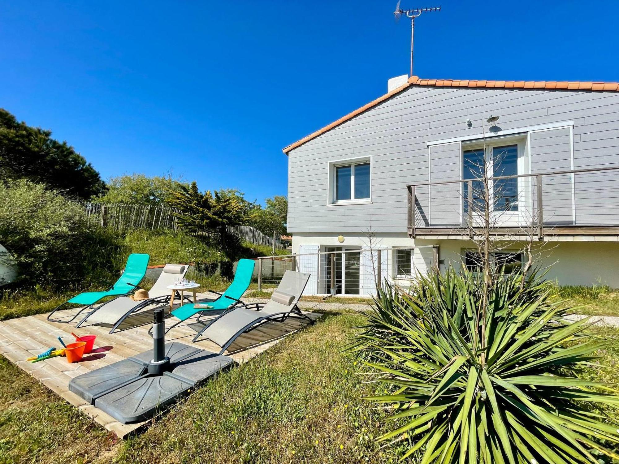 Maison Familiale Au Calme, Proche Plage, 9 Couchages, Terrasses, Wifi, Garage Velo - Bretignolles-Sur-Mer - Fr-1-231-203 Exterior photo