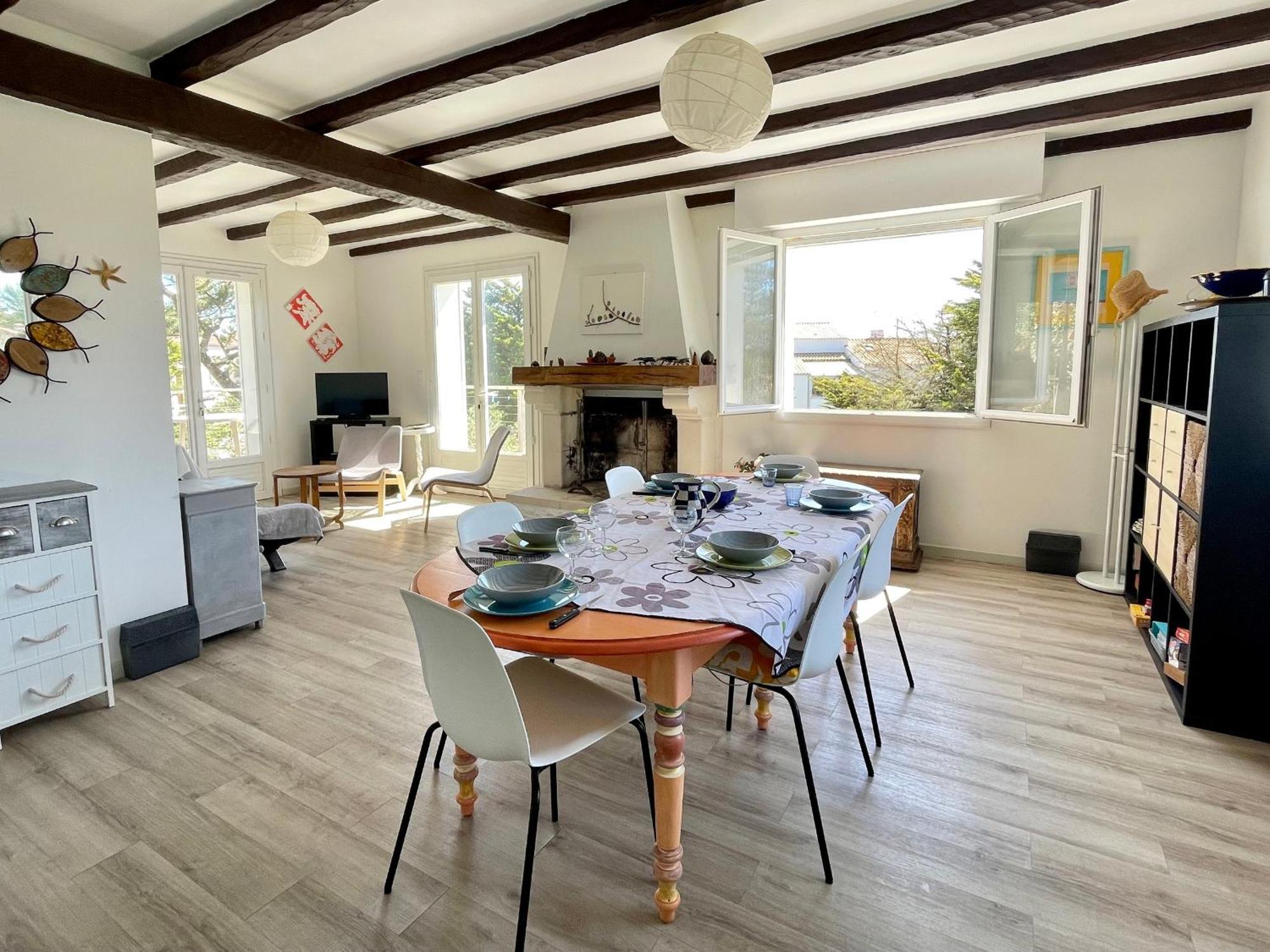 Maison Familiale Au Calme, Proche Plage, 9 Couchages, Terrasses, Wifi, Garage Velo - Bretignolles-Sur-Mer - Fr-1-231-203 Exterior photo